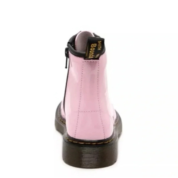 Dr. Martens gir’s 1460 pink ankle patent leather Boot Size 4M - Picture 4 of 11